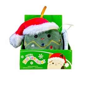 Squishmallows Pike the Christmas Tree Plush ornament nwt